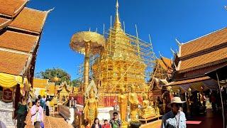 WAT PHRA THAT DOI SUTHEP: Stunning Thailand Buddhist Temple Complex! (4K)