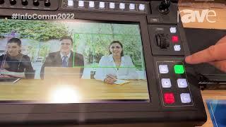 InfoComm 2022: Datavideo Demos the KMU-200 Multi-Channel Touch Screen Switcher