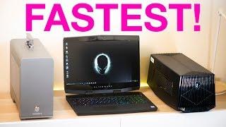 The Fastest eGPU in the World for Laptops - Alienware Graphics Amp Vs eGPU Thunderbolt 3