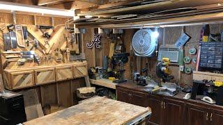 2019 Shop Tour //Small Shop//Woodworking Shop// Dimensions Wood Works