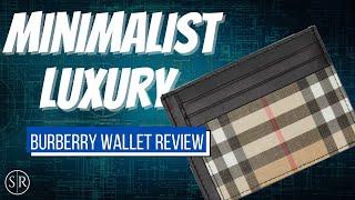 NEW! Men's Burberry Money Clip Slim Wallet - Burberry Series Ep. 9