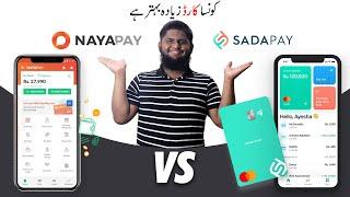 SadaPay vs NayaPay - Payment Apps - Which is Better ? Difference Between NayaPay and SadaPay