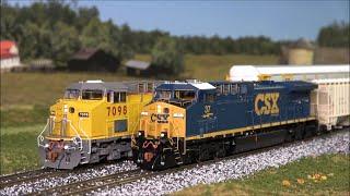 ScaleTrains HO AC4400CW with Industry-First Painted Wheels | CSX & UP DCC ESU LOKSound Scale Trains