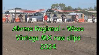 Ahrma Regional Waco - Vintage MX raw vclips 2024