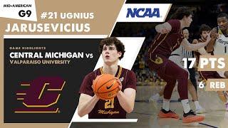 UGNIUS JARUSEVICIUS GAME HIGHLIGHTS Central Michigan College Basketball vs Valparaiso University G9