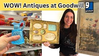 We Found Antiques Thrifting at Goodwill!