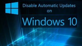 How to disable windows update in windows 10