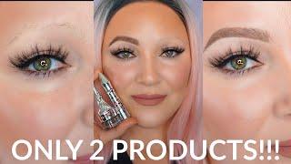 EYEBROW TUTORIAL USING ONLY 2 PRODUCTS | TUTORIAL FOR SPARSE BROWS OR NO BROWS | BEGINNERS GUIDE