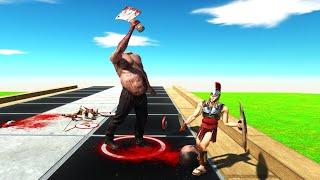Infernals vs Sparta Warrior - Animal Revolt Battle Simulator #animalrevoltbattlesimulator #arbs