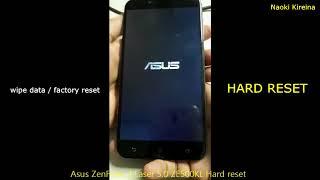 Asus ZenFone 2 Laser 5.0 ZE500KL Hard reset