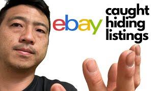 PROOF eBay Hides Listings - 7 Ways to Stop Them 