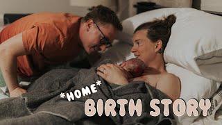 Natural Unmedicated Home Birth Story - Fast 4.5 Hour Labor // This Faithful Home