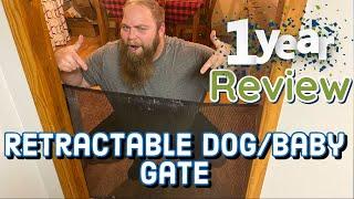 Retractable Dog/Baby Gate (1 year) Review