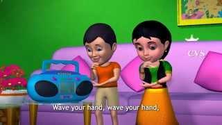 Clap Your Hands - 3D Animation English Nursery rhyme for children with Lyrics