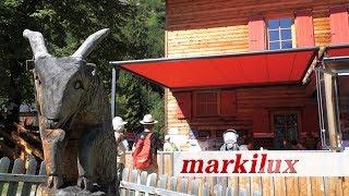 markilux 8800 & pergola reference: Gaisalm at the Achensee