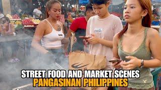 STREET FOOD AND MARKET SCENES-Urdaneta City Pangasinan Philippines [4k]walking tour