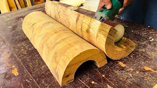 Synthesize The Top Ideas And Designs In Wood Processing ?? Great Curved Woodworking Projects