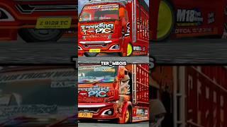 Bussid VS Real Life truk trending topic  mbois #sharcut_tm #trukoleng #bussid