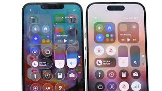 iOS 26 Control Center Vs iOS 18 Control Center! (Comparison)