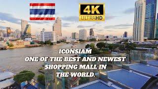 ICONSIAM Shopping mall and KOA SAN ROAD | Walking tour | 4K | Thailand