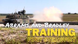 3rd Infantry Division Abrams and Bradley crew training at Fort Stewart