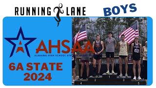 6A Boys AHSAA State 2024 - Drone and Finish Line