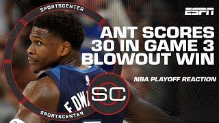 NBA Playoff Reaction  Timberwolves blow out Thunder in Game 3 of WCF | SportsCenter