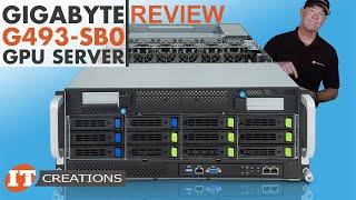 8x GPU Gigabyte G493-SB0 GPU Server REVIEW | IT Creations