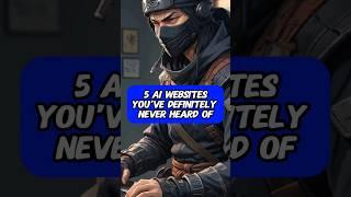 5 Brand New Ninja AI Websites You've Definitely Never Seen Before #AIOnline #aitools