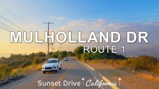 Driving Mulholland Drive at Sunset: Route 1 - Hollywood Hills to Calabasas