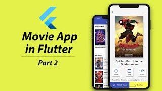 Flutter Movie App Tutorial | Part 2 | Flutter UI