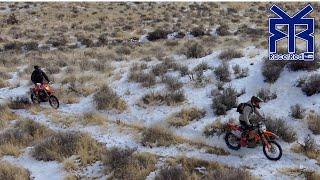 Off-Road Moto Through Idaho Desert After Snow Fall (How Did a Fish Become Human?)