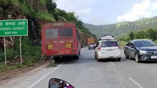 MUMBAI GOA HIGHWAY ROAD/KASHEDI TUNNEL/KASHEDI GHAT _मुंबई गोवा हायवे रोड/कशेडी भोगदा ️️️#kokan