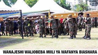 WANAJESHI WALIOBEBA MIILI YA WAFANYA BIASHARA WALIOFARIKI K/KOO