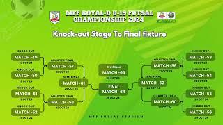 MFF Royal-D U-19 Futsal Championship 2024 Knock-out fixture