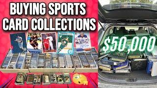 I Bought 3 MASSIVE Sports Card Collections in 1 Day !!