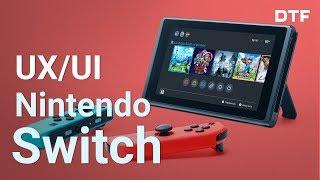 UX/UI Nintendo Switch. Самый комфортный интерфейс игровой консоли. Дизайн