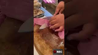 Tutorial potong daging sapi #kabupatenpati #kulinerkotapati #kulinerindonesia #freefootage #gorengan