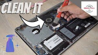 How to Clean Laptop from the Inside | Clean Dust from Laptop | Clean Dell Laptop