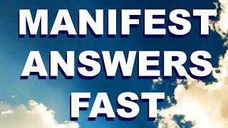 Manifest Answers in 72 hours (or less) - Law of Attraction Manifesting - Angel Prayers