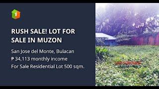 RUSH SALE! LOT FOR SALE IN MUZON