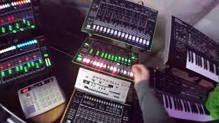 Roland Jupiter-80 + TR-8 (Sequenced by Squarp Pyramid)