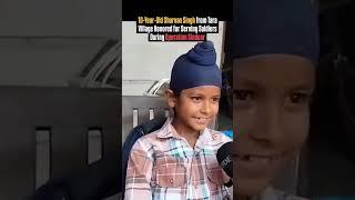 10YearOld SharvanSingh from Taravillage Honored for Serving SoldiersDuring OperationSindoor #shorts