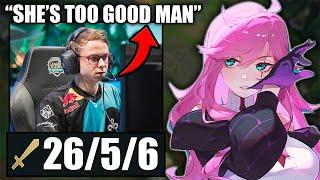 Pro Player meets my katarina ʕ •̀ ω •́ ʔ