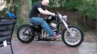 Sportster "Bolt-on" bobber with Sikpipes