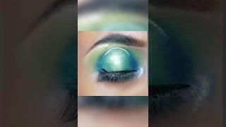 Peacock Inspired Eyemakeup Tutorial,,#trending #viral #colors #eyemakup #eyelook #creative #tutorial