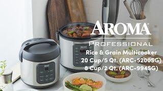 AROMA® Professional Digital Rice & Grain Multicooker  (ARC-5200SG/ARC-994SG)