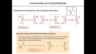 Nucleophilic Addition to α-Chiral Carbonyl Compounds: Diastereoselctivity and The Felkin-Ahn model