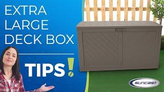 Suncast Extra Large Deck Box | Get It Together! (Tips & Tricks)