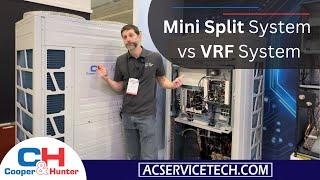 Discover the key differences between a Multi-Zone Mini Split and Mini-VRF/VRF systems